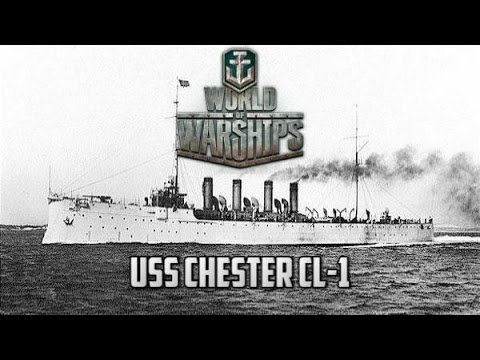 world of warships chester gameplay